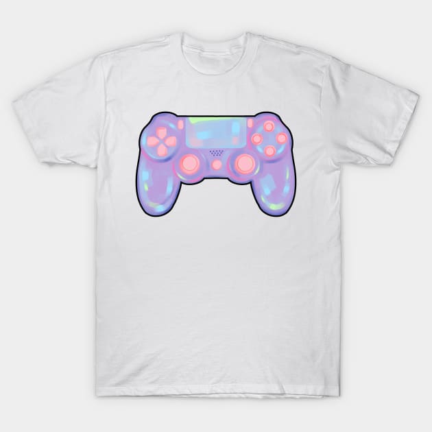 Holographic Gamepad T-Shirt by ZUCCACIYECIBO